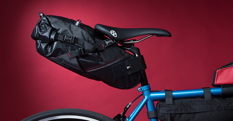 bicycle saddle bag water bottle holder